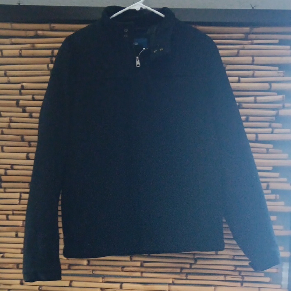Old Navy Men's Black Zip-Up Jacket